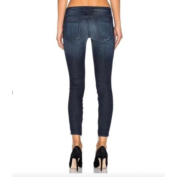 Current/Elliott Silverlake Zip Ankle Skinny Leg Jeans Sargent Revolve Low Rise - Picture 6 of 12